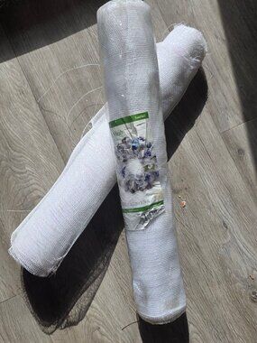 Deco Mesh 2 Rolls White 21" x 10 yd FloraCraft Wreath Wedding Crafts